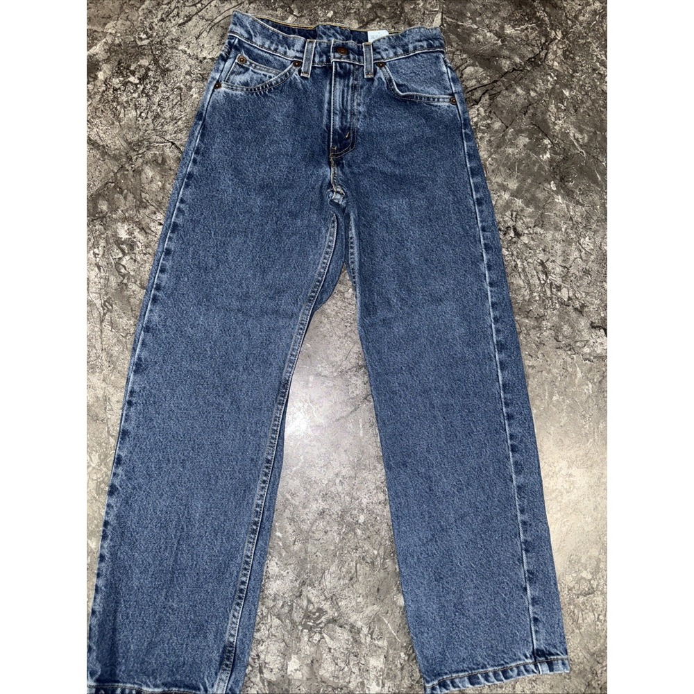 Vtg Levis 562 Jeans Orange Tab Boys  1990s Loose Fit Regular Sz‎ 11